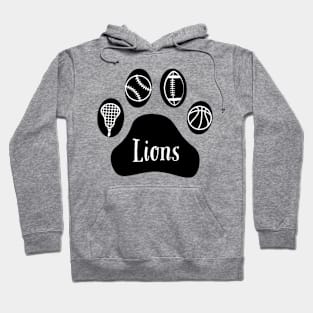 Lions sports paw Hoodie